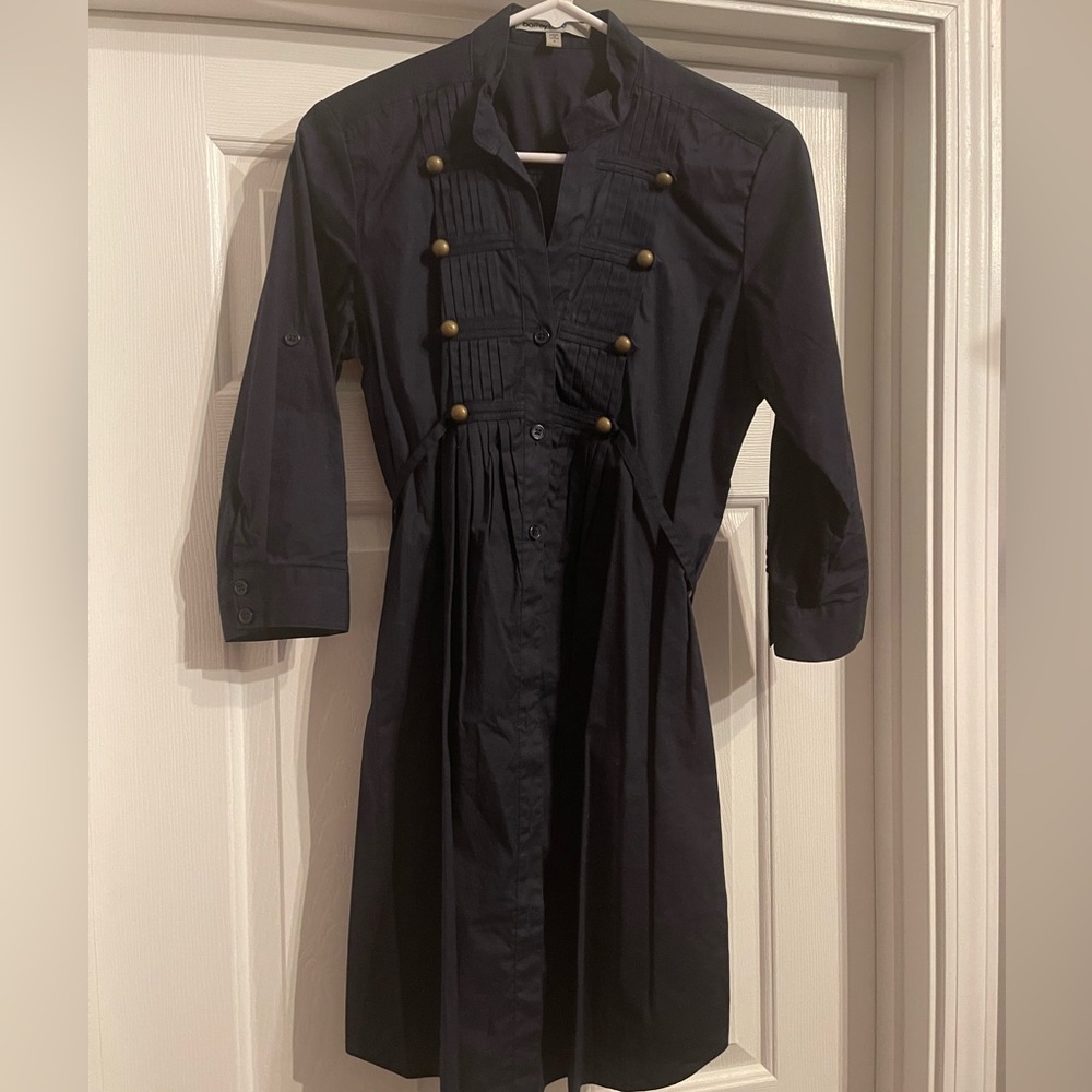 Bailey Blue Size Small Navy Blue Shirt Dress